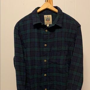 Kiel James Patrick Blackwatch Flannel Button Down